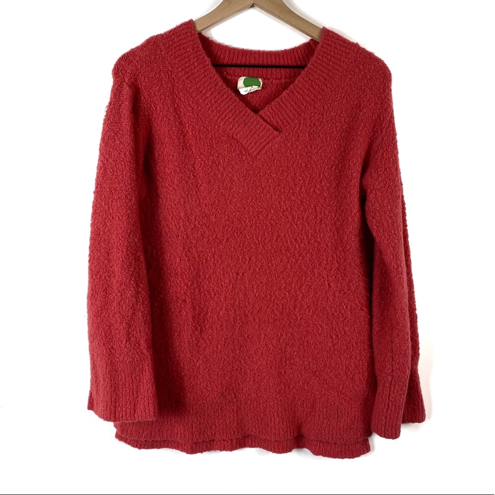 🌷Anthropologie | 5% Baby Alpaca V-Neck Sweater